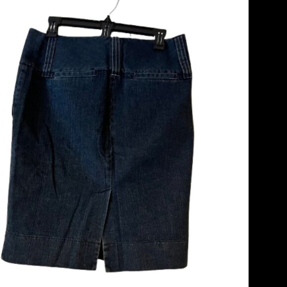 The Limited Dark Blue Denim Skirt - 6 - Picture 2 of 4